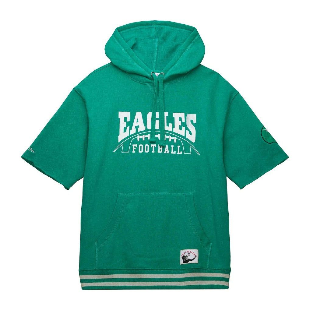 Pre-Game Short Sleeve Pullover Hoodie - Philadelphia Eagles
