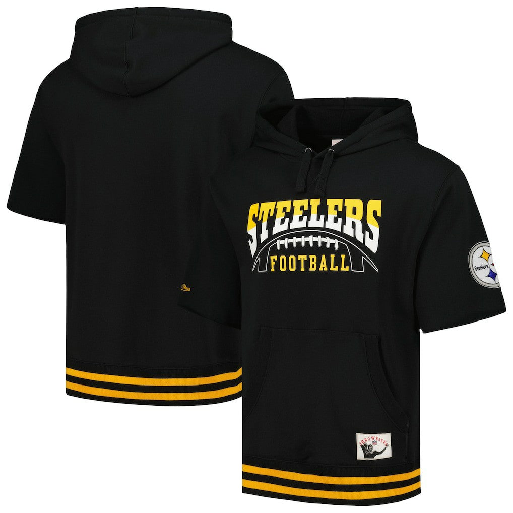 Pre-Game Short Sleeve Pullover Hoodie - Pittsburgh Steelers
