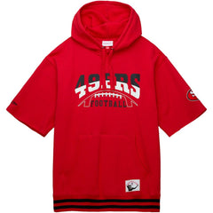 Pre-Game Short Sleeve Pullover Hoodie - San Francisco 49ers