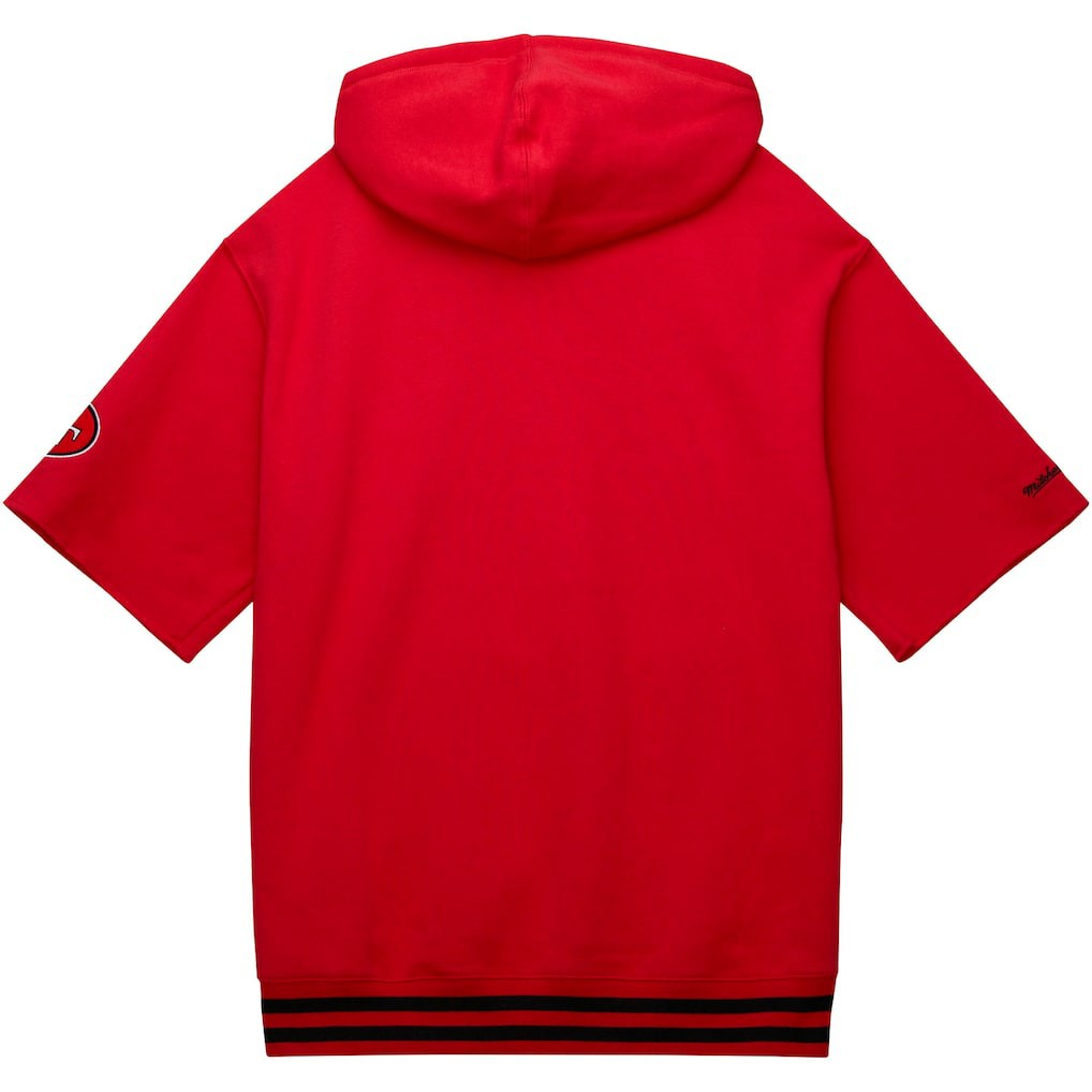 Pre-Game Short Sleeve Pullover Hoodie - San Francisco 49ers