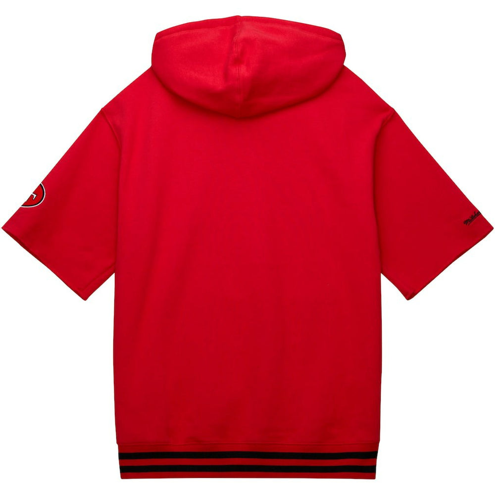 Pre-Game Short Sleeve Pullover Hoodie - San Francisco 49ers