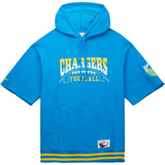 Pre-Game Short Sleeve Pullover Hoodie - Los Angeles Chargers