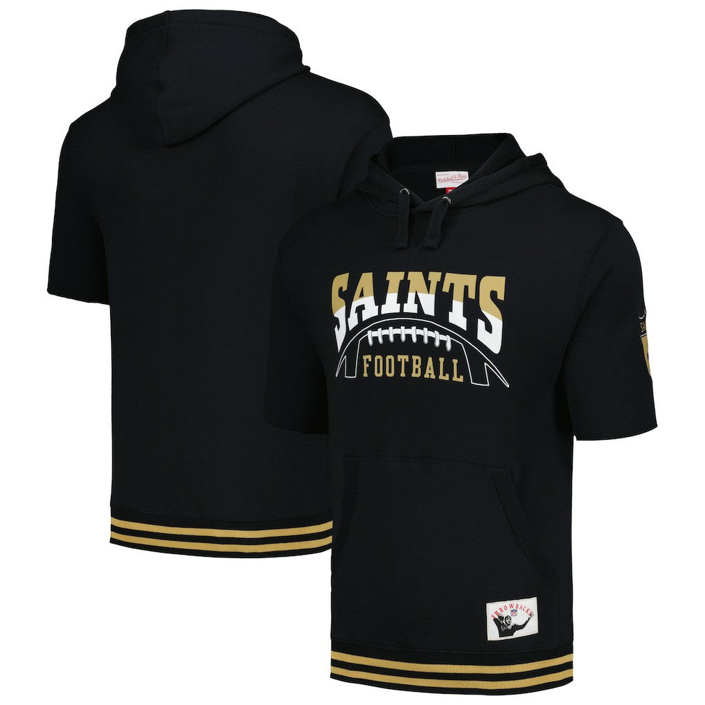 Pre-Game Short Sleeve Pullover Hoodie - New Orleans Saints