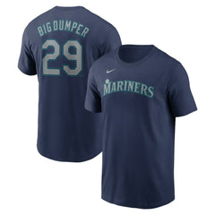 MLB Cal Raleigh Seattle Mariners Nike Name & Number Player Nickname T-Shirt