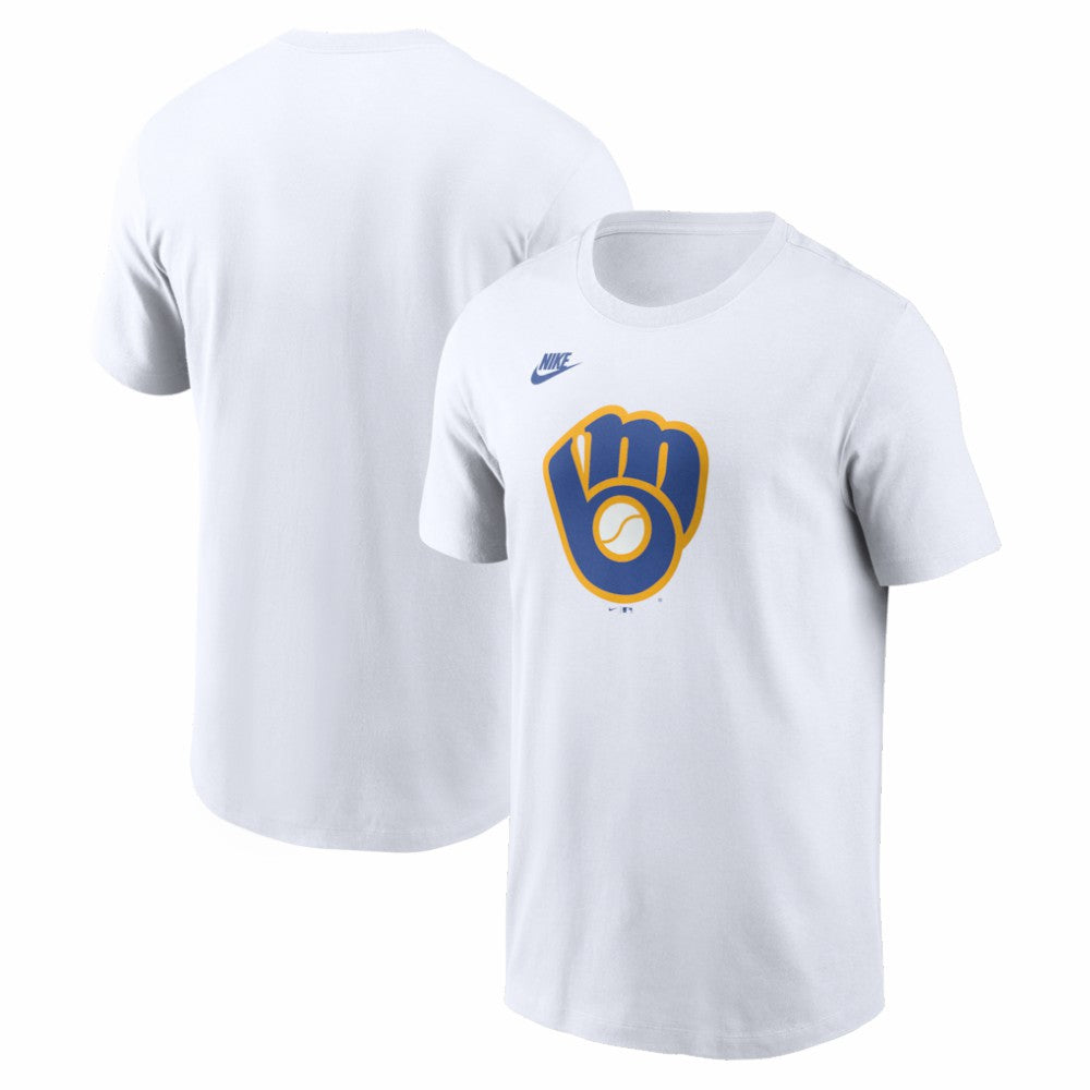 MLB Milwaukee Brewers Nike Cooperstown Collection Logo T-Shirt