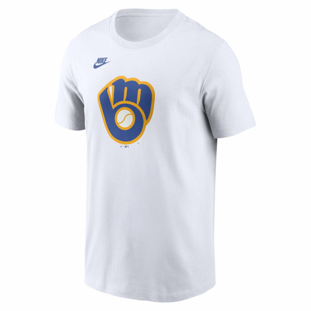 MLB Milwaukee Brewers Nike Cooperstown Collection Logo T-Shirt