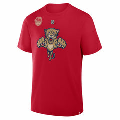 NHL Red Sam Bennett Florida Panthers Fanatics 2026 NHL Winter Classic Authentic Stack Name & Number T-Shirt