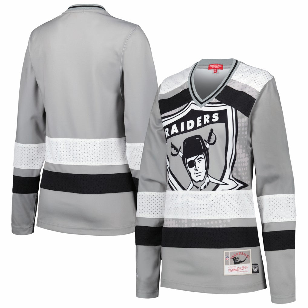 Women's Big Face 7.0 Long Sleeve Jersey T-Shirt - Las Vegas Raiders