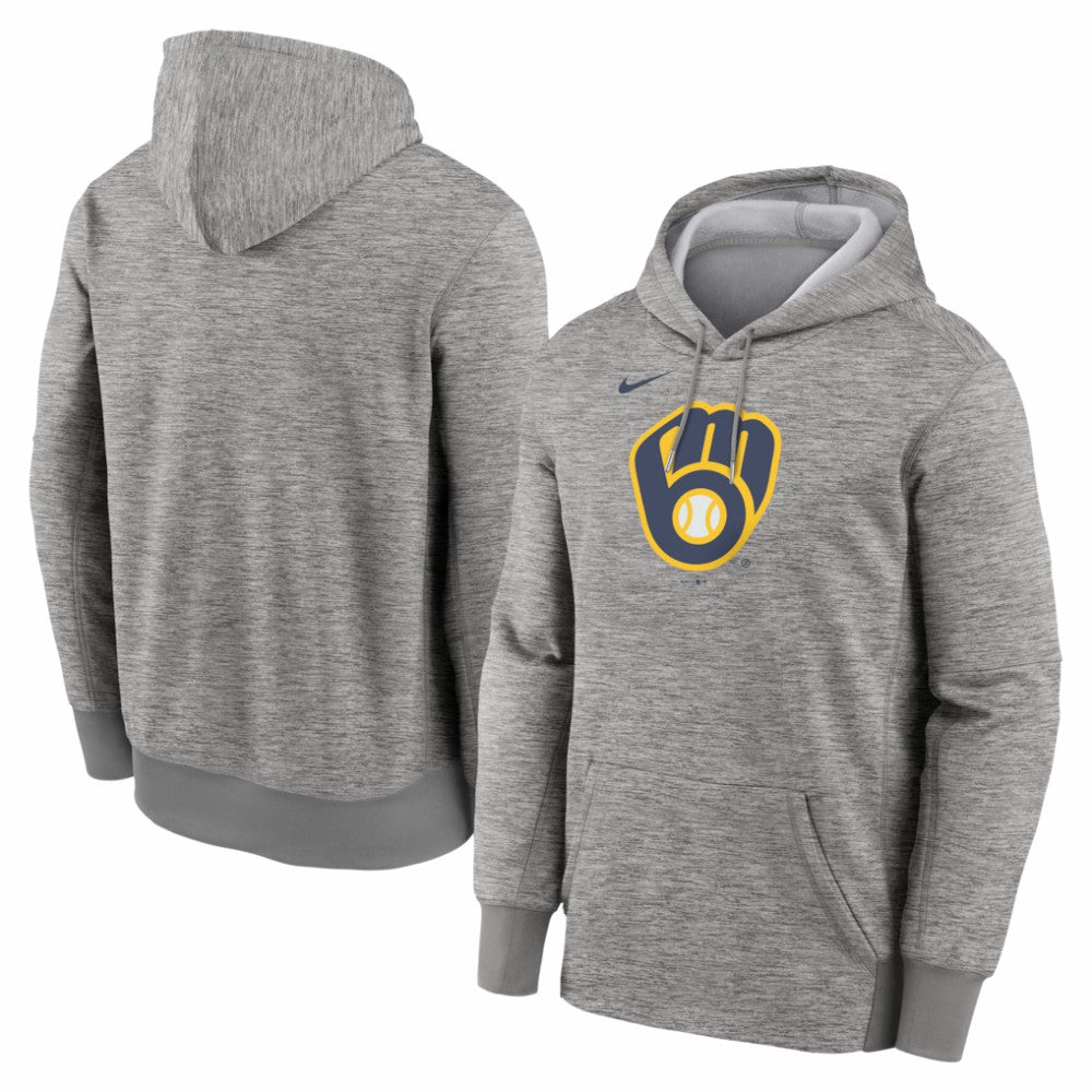 MLB Milwaukee Brewers Nike Primary Logo Therma Hoodie