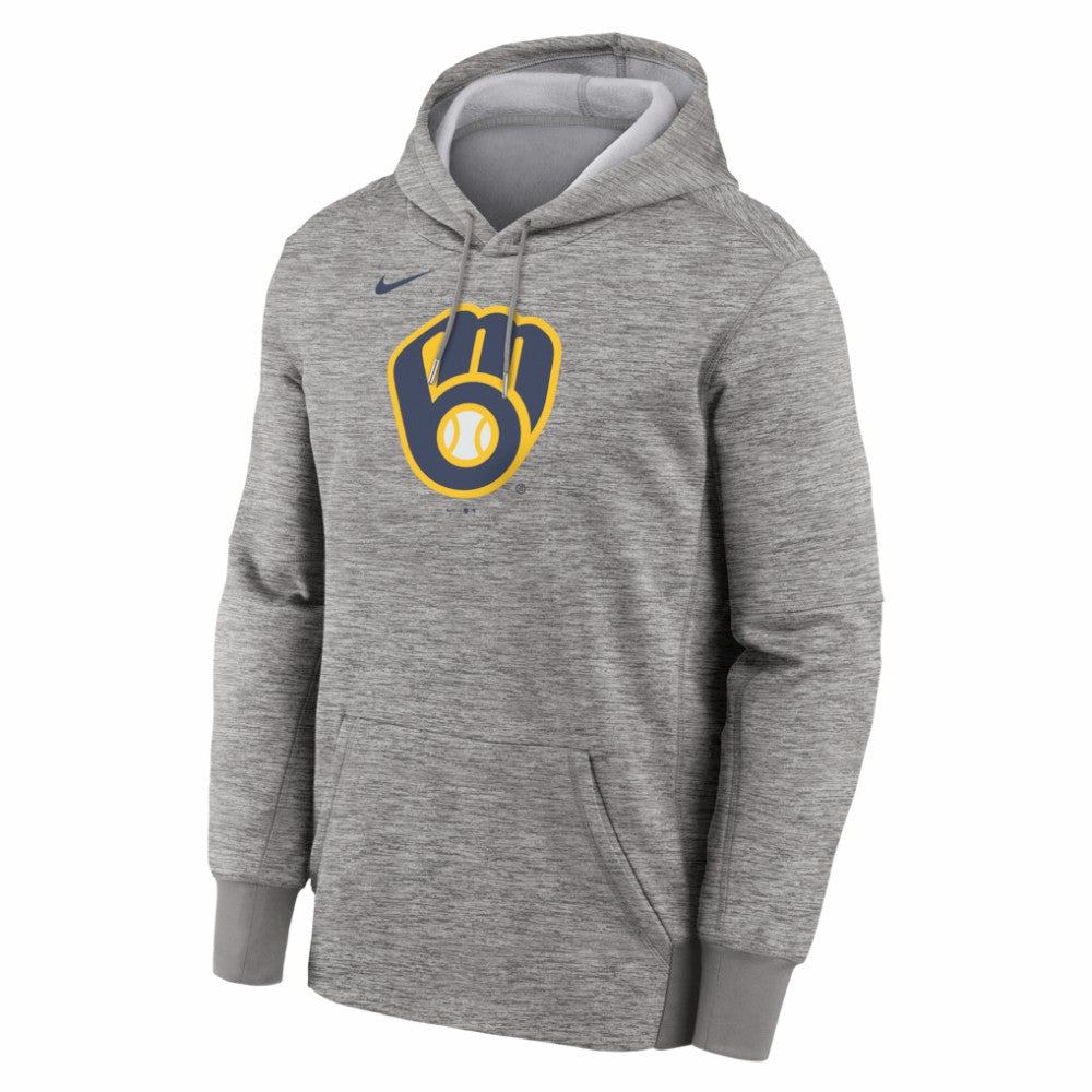MLB Milwaukee Brewers Nike Primary Logo Therma Hoodie