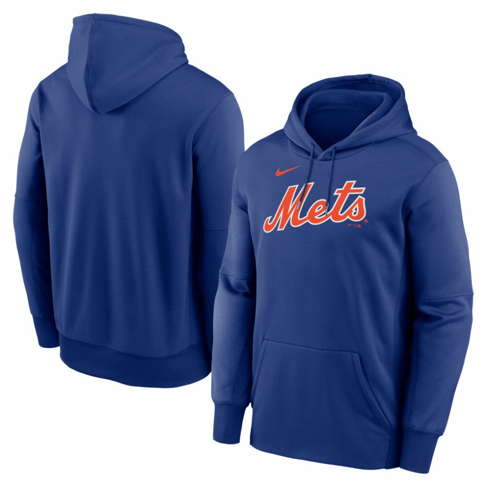 MLB New York Mets Nike Primary Wordmark Therma Hoodie
