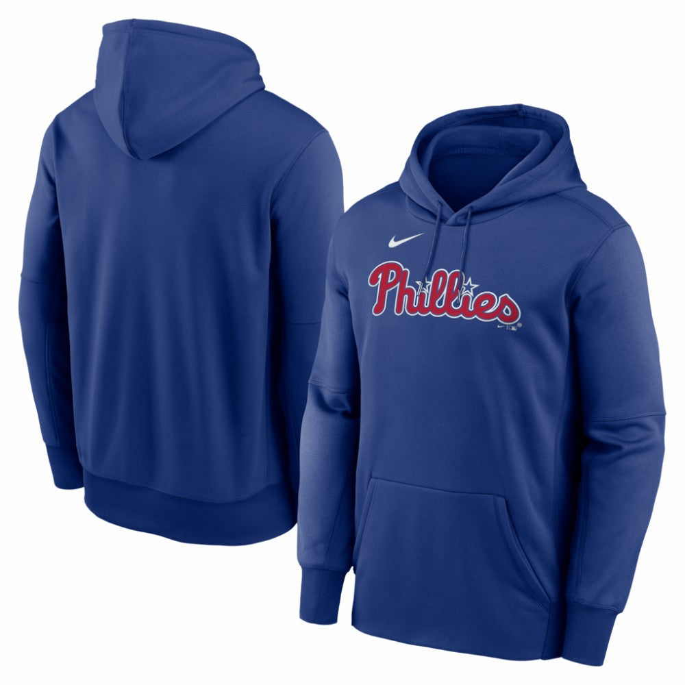MLB Philadelphia Phillies Nike Primary Wordmark Therma Hoodie