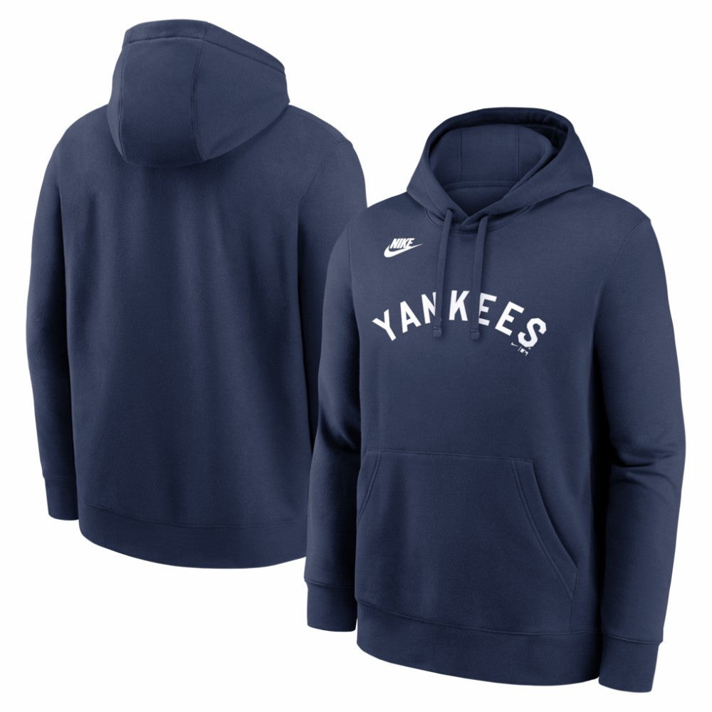 MLB New York Yankees Nike Cooperstown Collection Wordmark Club Hoodie