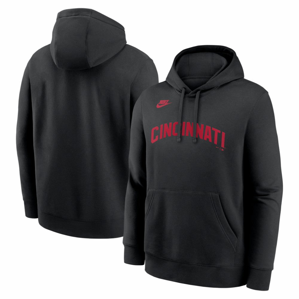 MLB Cincinnati Reds Nike Cooperstown Collection Wordmark Club Hoodie