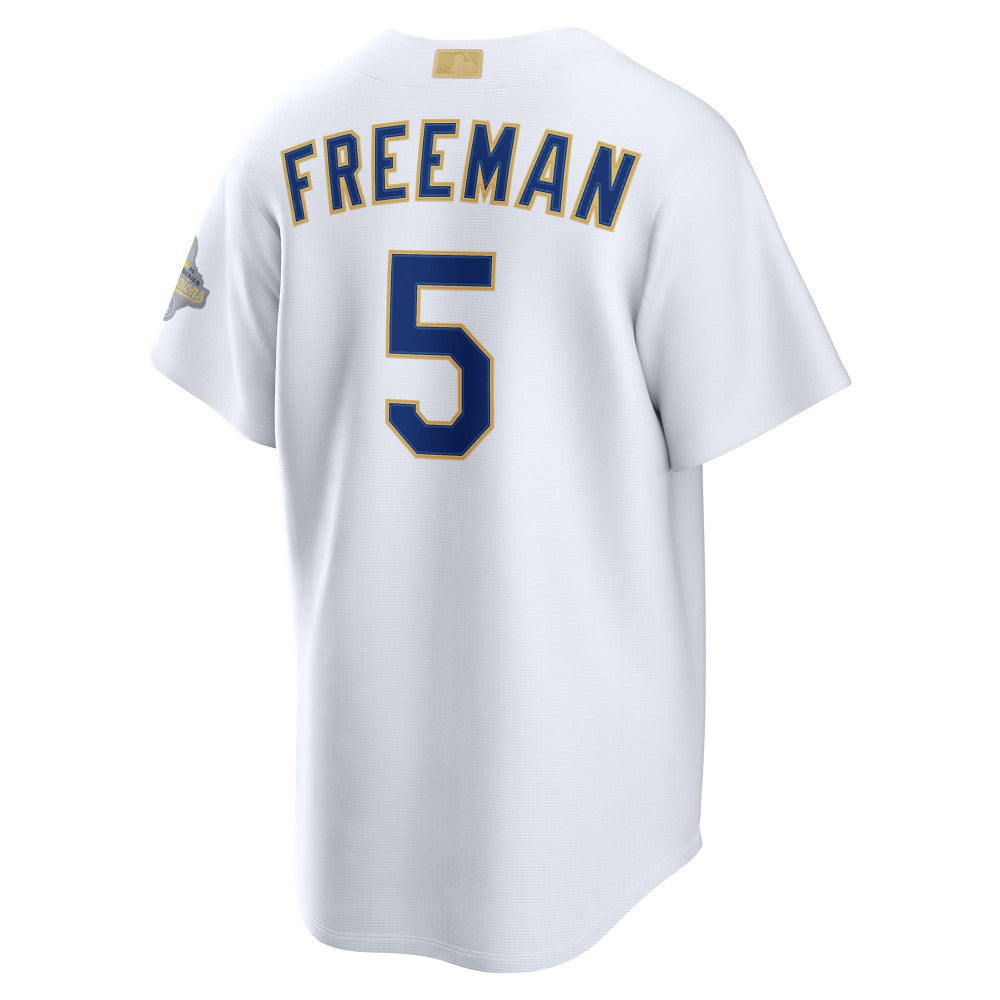 MLB Freddie Freeman Los Angeles Dodgers Nike 2026 Gold Collection Stadium Jersey