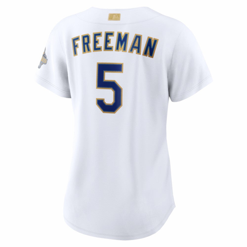 MLB Freddie Freeman Los Angeles Dodgers Nike Women's 2026 Gold Collection Stadium Jersey