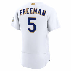 MLB Freddie Freeman Los Angeles Dodgers Nike 2026 Gold Collection Authentic Jersey