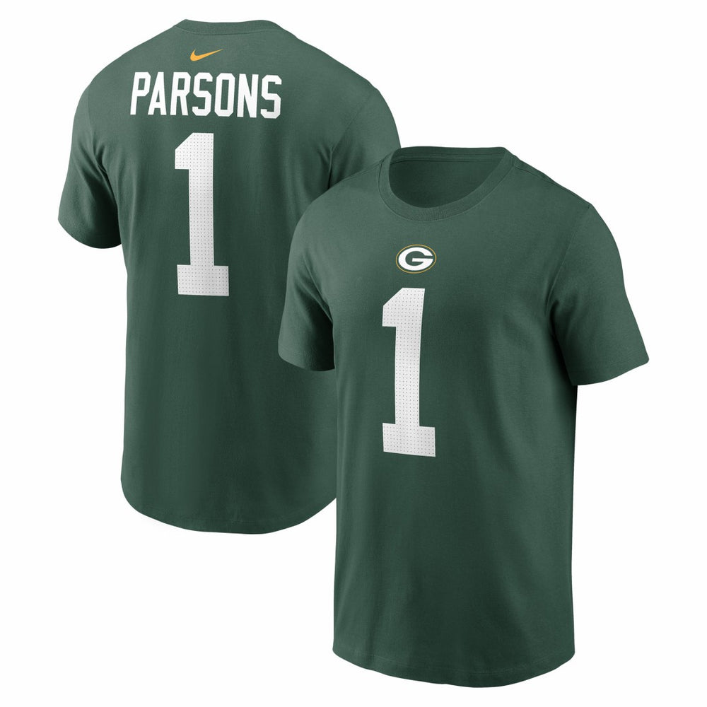 Micah Parsons  Name & Number T-Shirt - Green Bay Packers