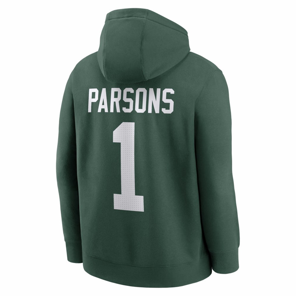 Micah Parsons  Player Name & Number Fleece Hoodie - Green Bay Packers