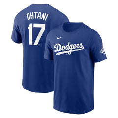MLB Shohei Ohtani Los Angeles Dodgers Nike 2025 World Series Champions Name & Number T-Shirt