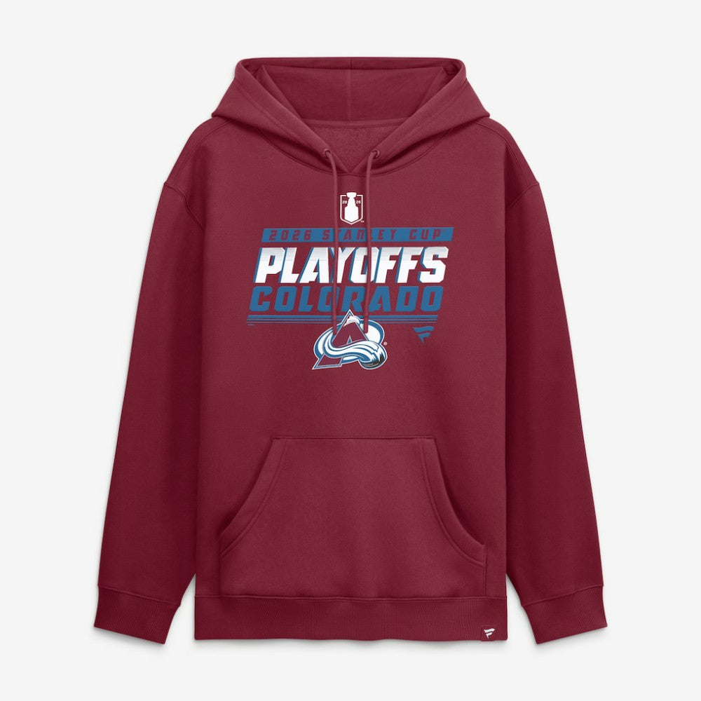 NHL Burgundy Colorado Avalanche Fanatics 2026 Stanley Cup Playoffs Hoodie