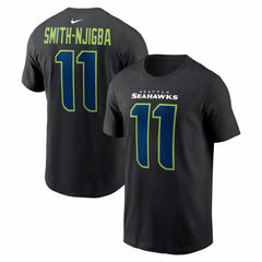 Jaxon Smith-Njigba  Carbon Name & Number T-Shirt - Seattle Seahawks