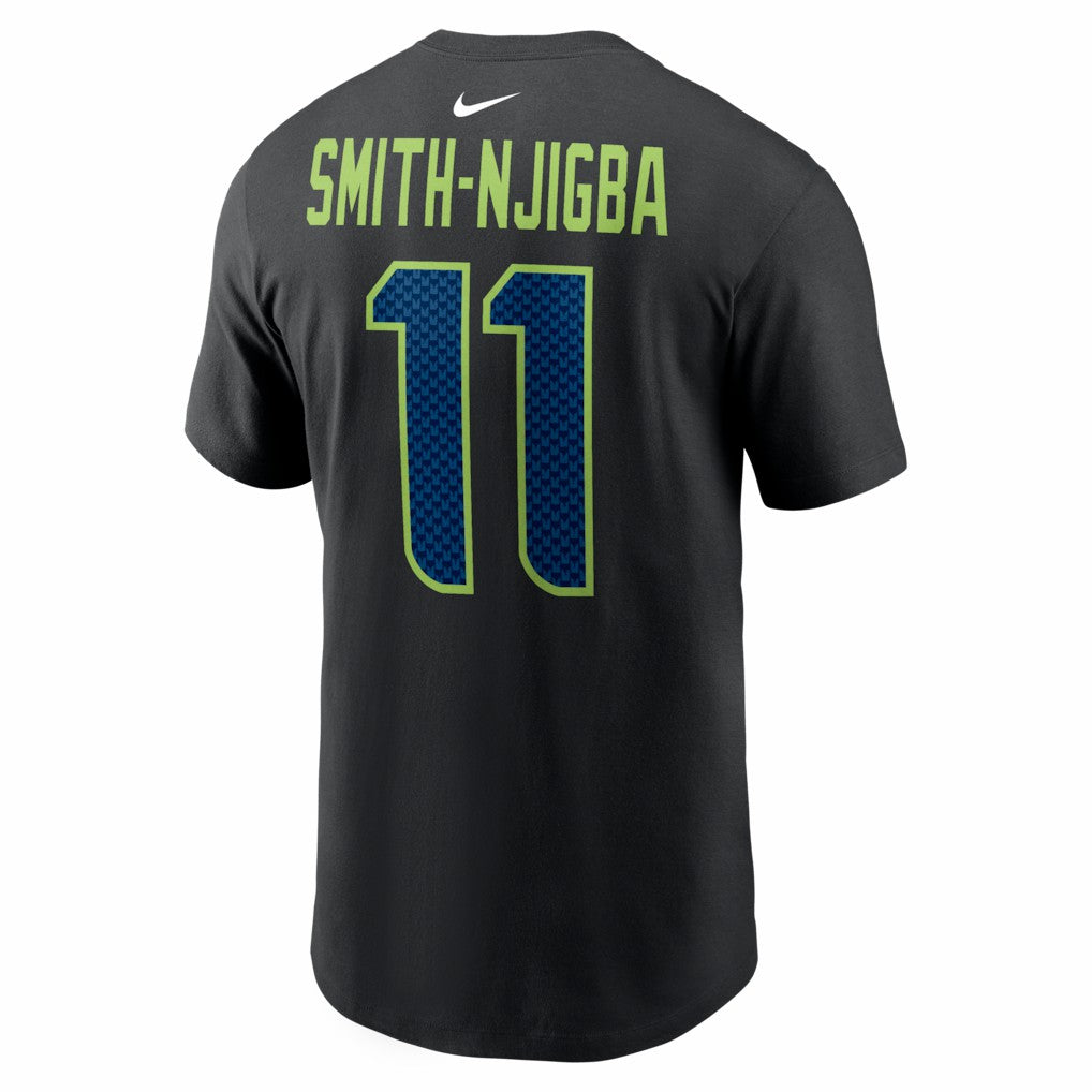 Jaxon Smith-Njigba  Carbon Name & Number T-Shirt - Seattle Seahawks