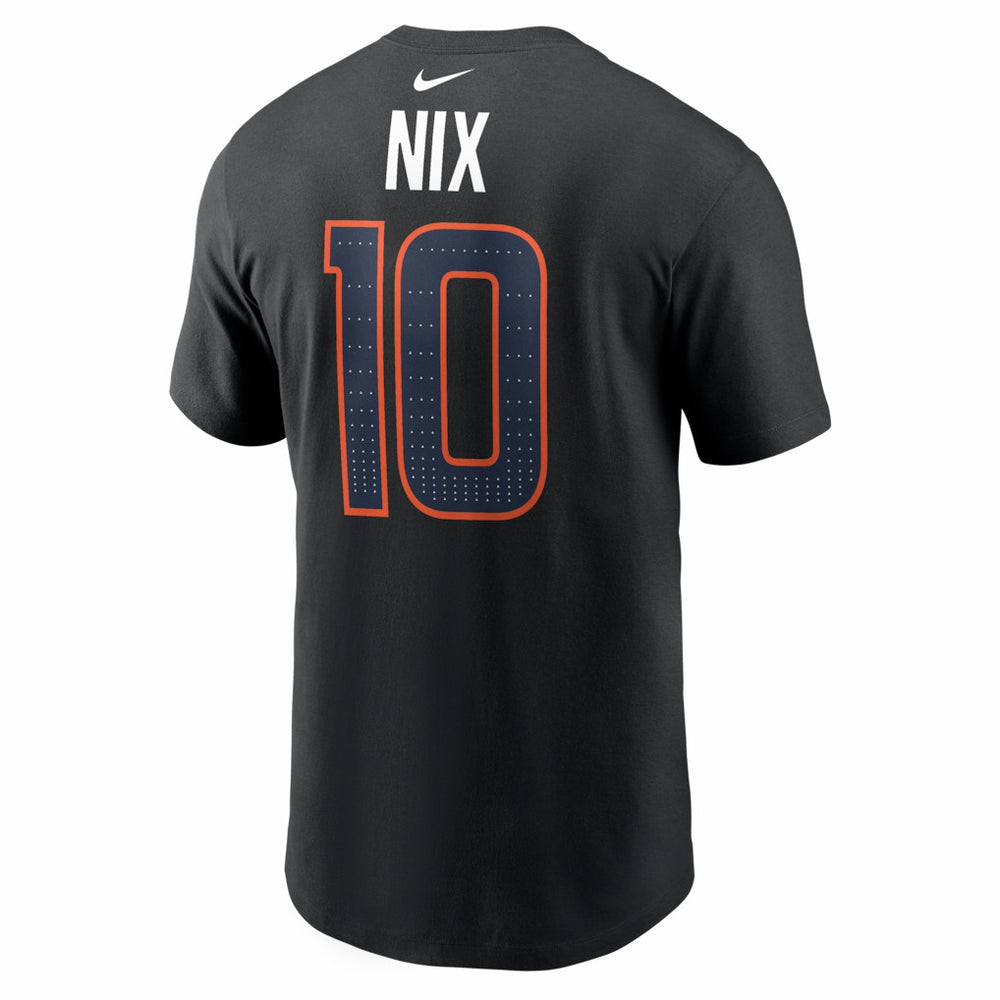 Bo Nix  Carbon Name & Number T-Shirt - Denver Broncos