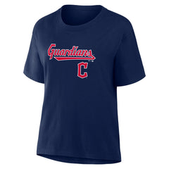 MLB Cleveland Guardians Fanatics Women's Lockup Legacy T-Shirt