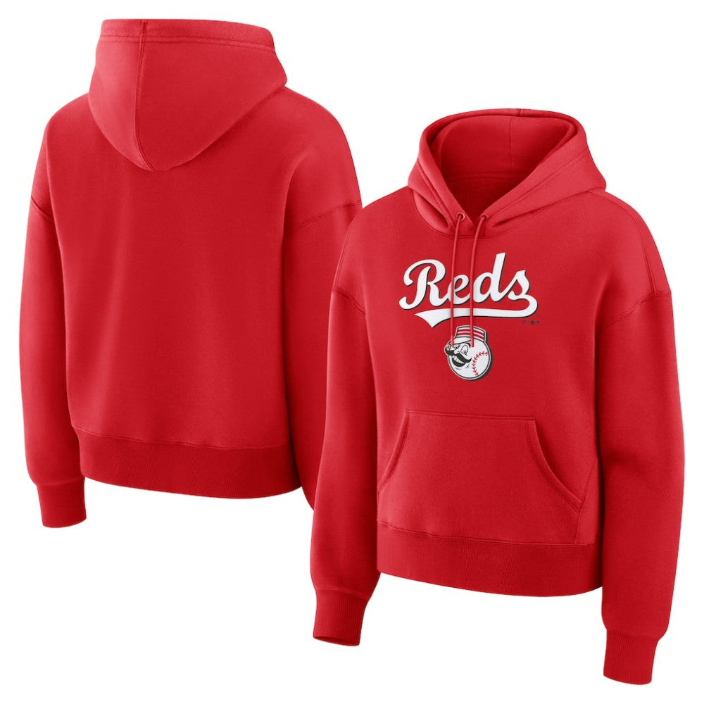 MLB Cincinnati Reds Fanatics Women's Lockup Legacy Fleece Hoodie