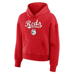 MLB Cincinnati Reds Fanatics Women's Lockup Legacy Fleece Hoodie