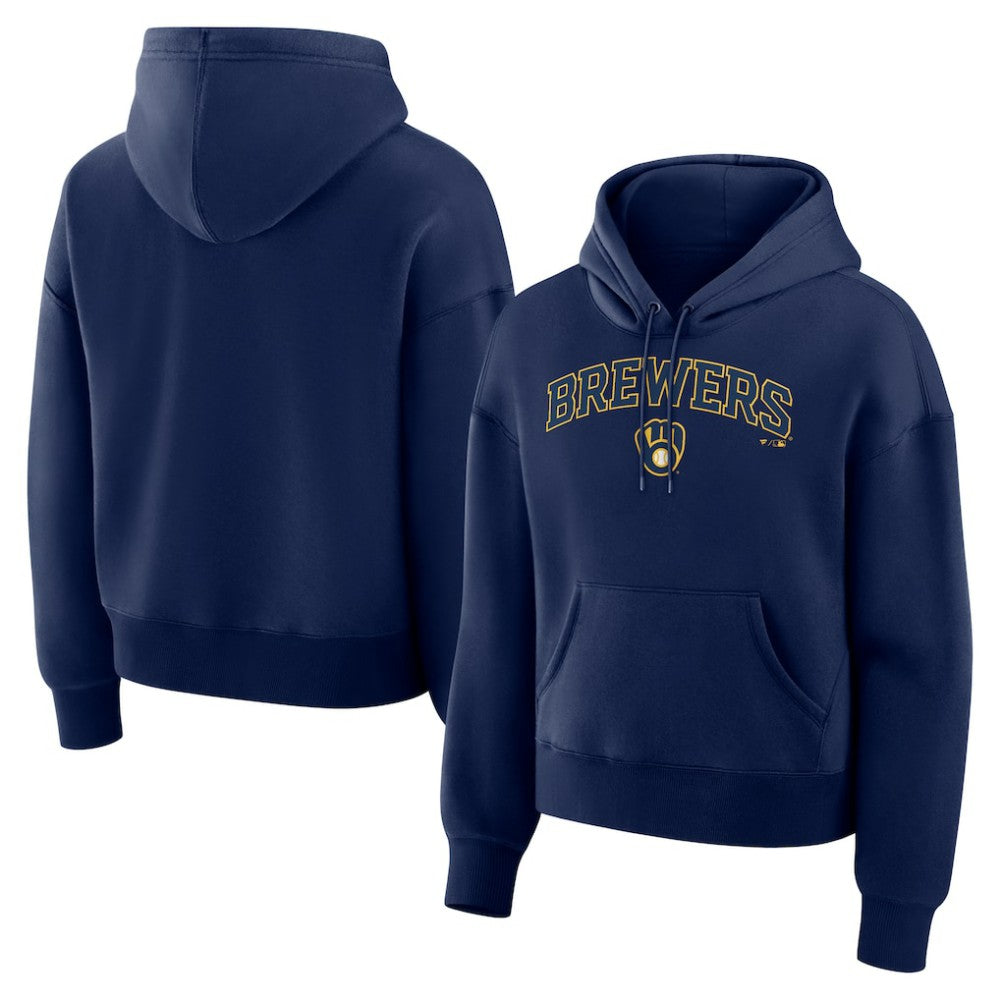 MLB Milwaukee Brewers Fanatics Women's Lockup Legacy Fleece Hoodie
