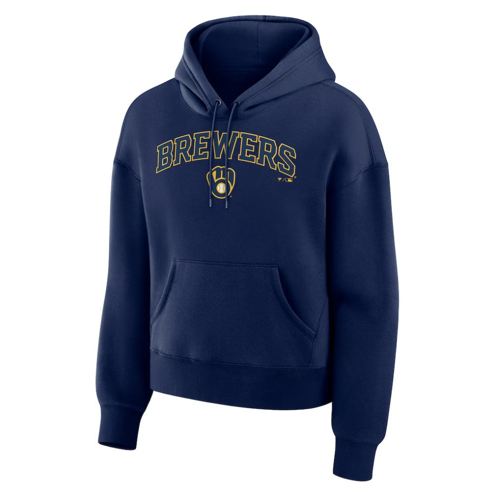 MLB Milwaukee Brewers Fanatics Women's Lockup Legacy Fleece Hoodie
