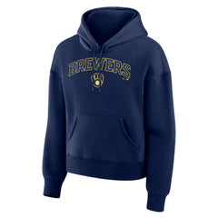 MLB Milwaukee Brewers Fanatics Women's Lockup Legacy Fleece Hoodie