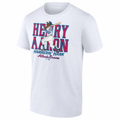 MLB Hank Aaron Atlanta Braves Fanatics Cooperstown Collection Player T-Shirt
