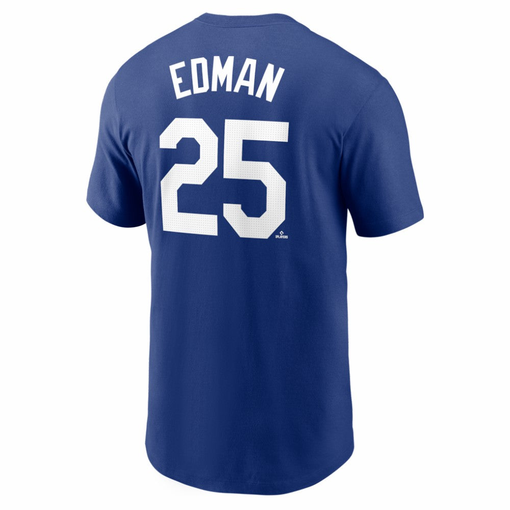 MLB Tommy Edman Los Angeles Dodgers Nike 2025 World Series Champions Name & Number T-Shirt