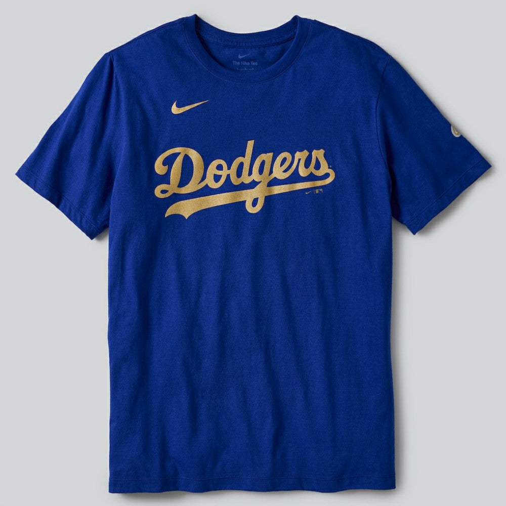MLB Los Angeles Dodgers Nike 2026 Gold Collection Wordmark T-Shirt