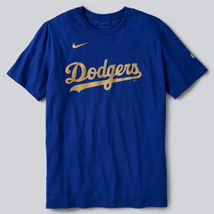 MLB Los Angeles Dodgers Nike 2026 Gold Collection Wordmark T-Shirt