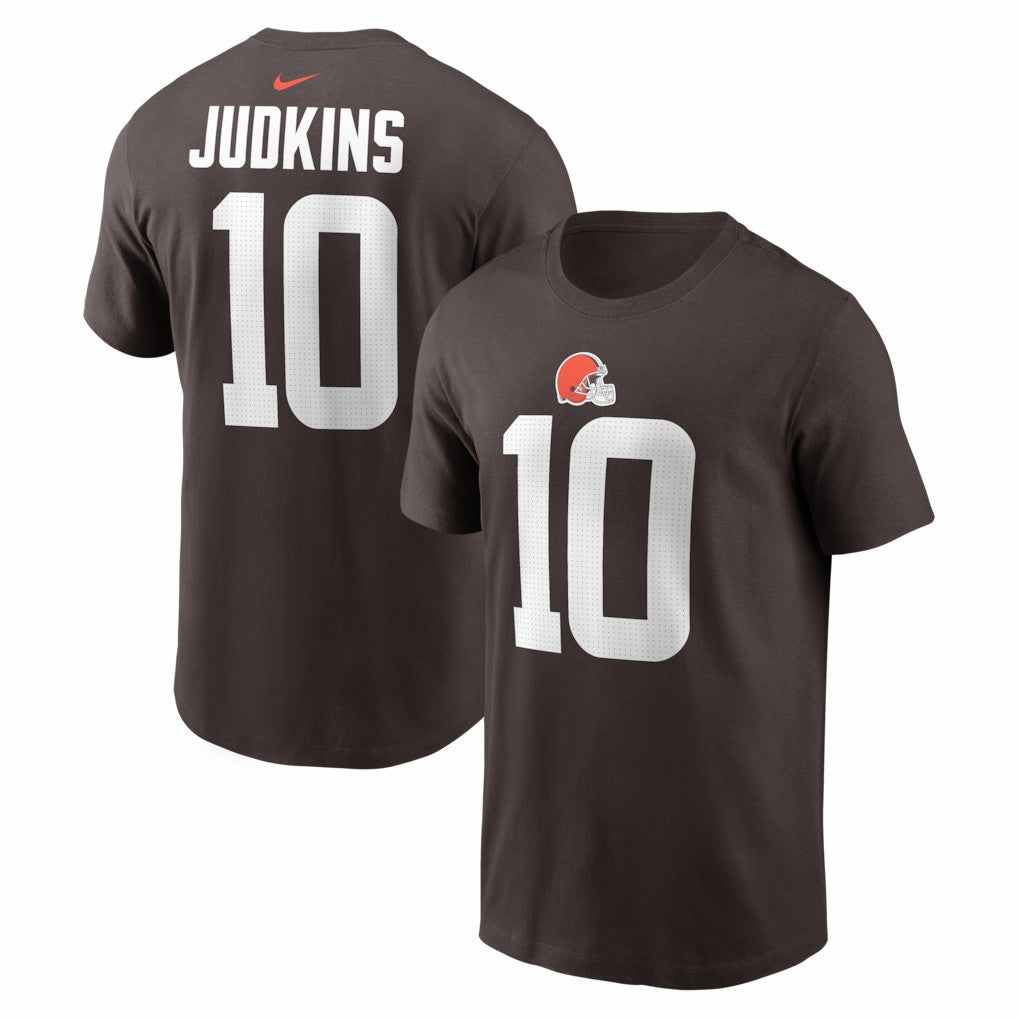Quinshon Judkins  Name & Number T-Shirt - Cleveland Browns