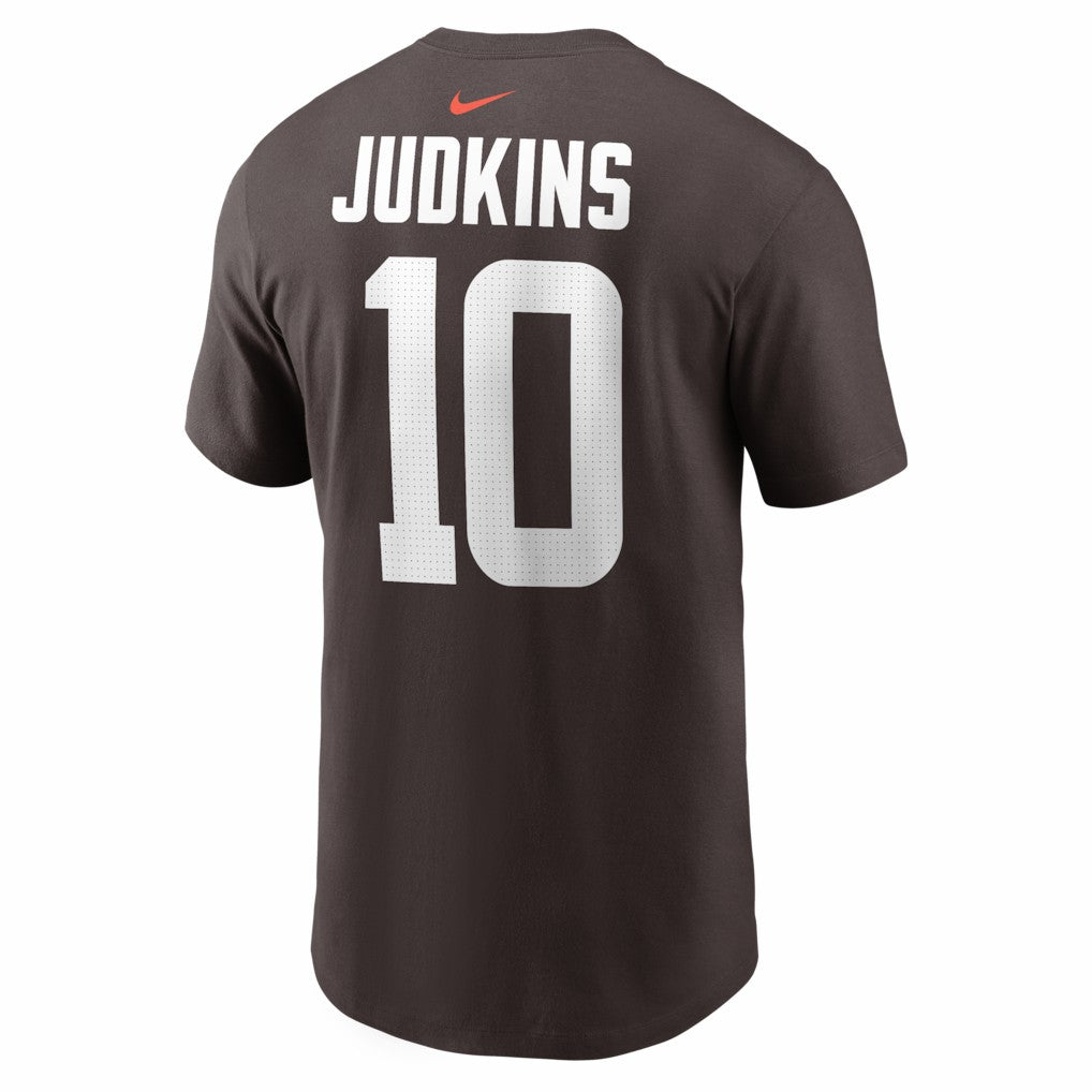 Quinshon Judkins  Name & Number T-Shirt - Cleveland Browns