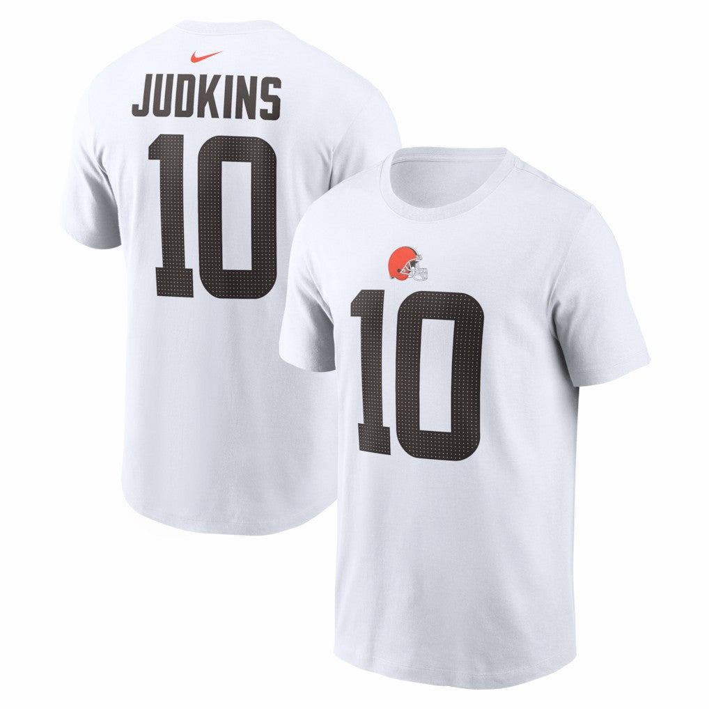 Quinshon Judkins  Name & Number T-Shirt - Cleveland Browns
