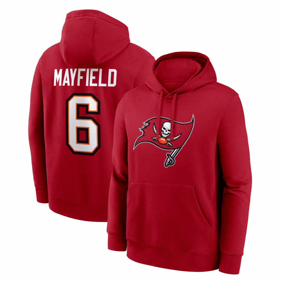 Baker Mayfield  Player Name & Number Fleece Hoodie - Tampa Bay Buccaneers