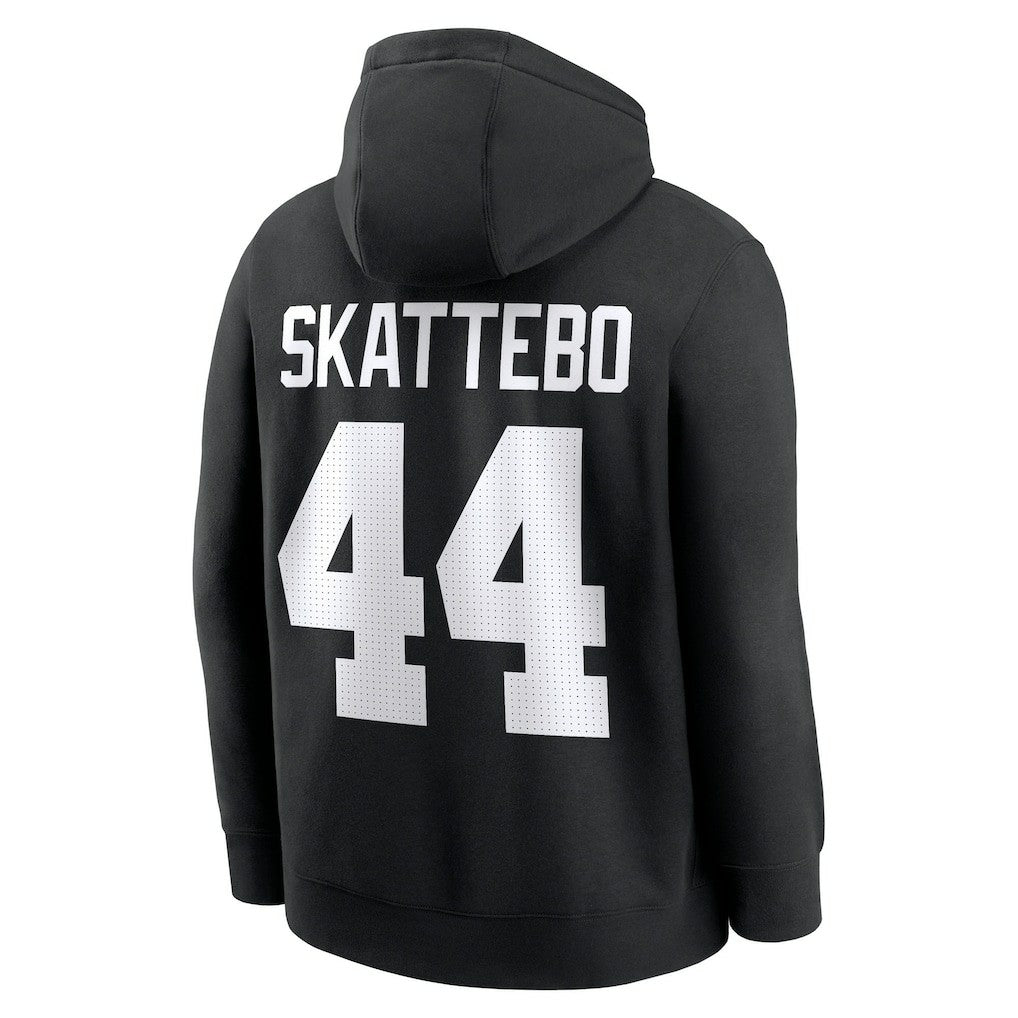 Cam Skattebo  Player Name & Number Fleece Hoodie - New York Giants