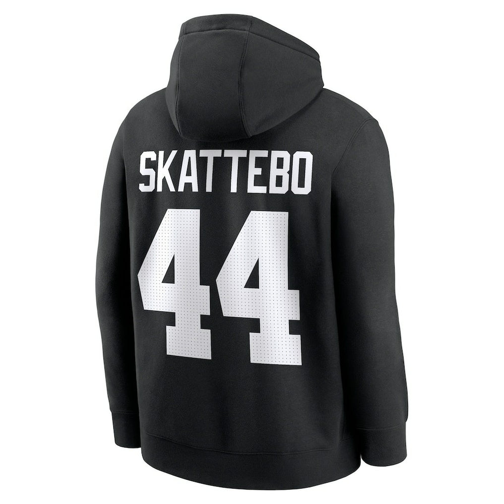 Cam Skattebo  Player Name & Number Fleece Hoodie - New York Giants