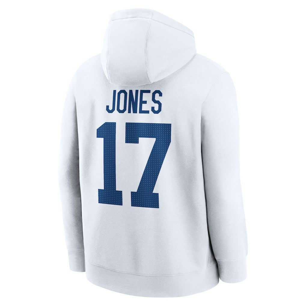 Daniel Jones  Player Name & Number Fleece Hoodie - Indianapolis Colts