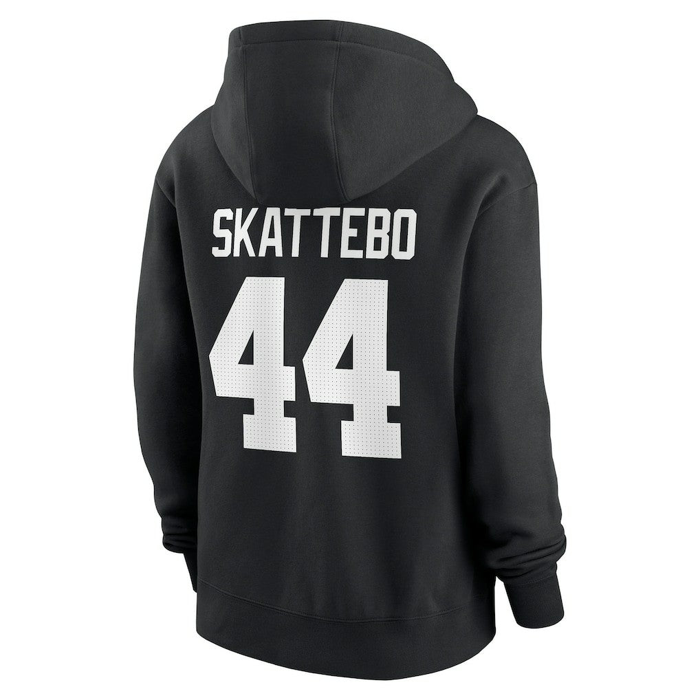 Cam Skattebo  Women's Player Name & Number Fleece Hoodie - New York Giants