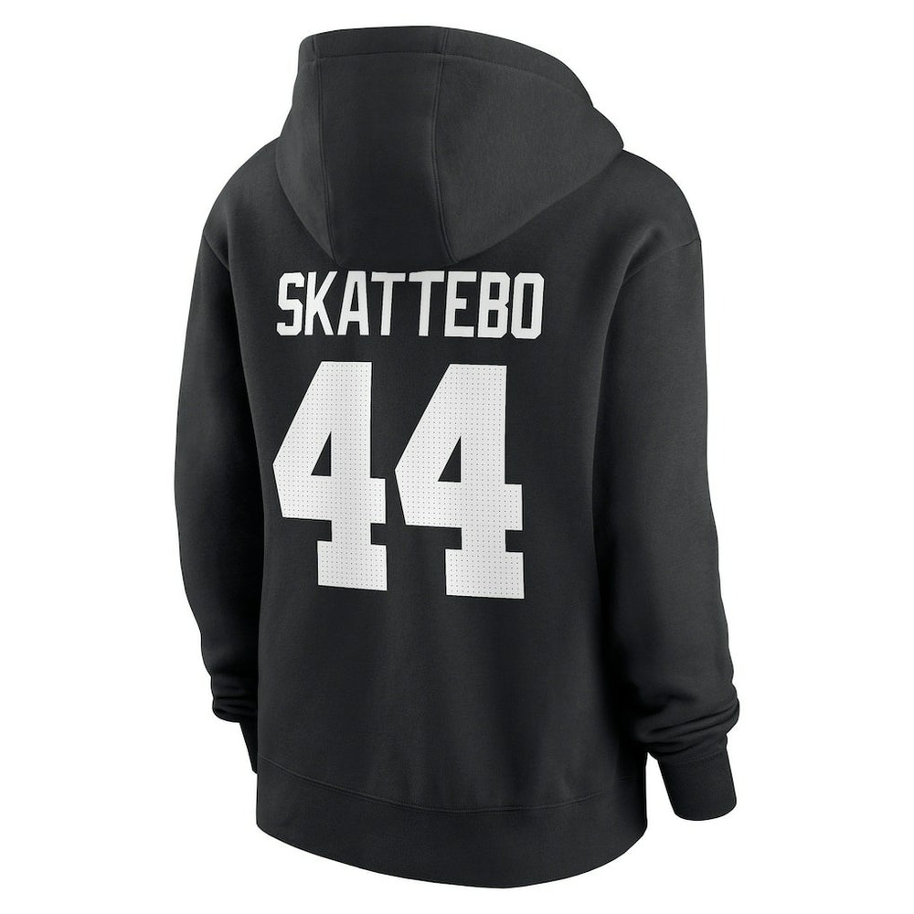 Cam Skattebo  Women's Player Name & Number Fleece Hoodie - New York Giants