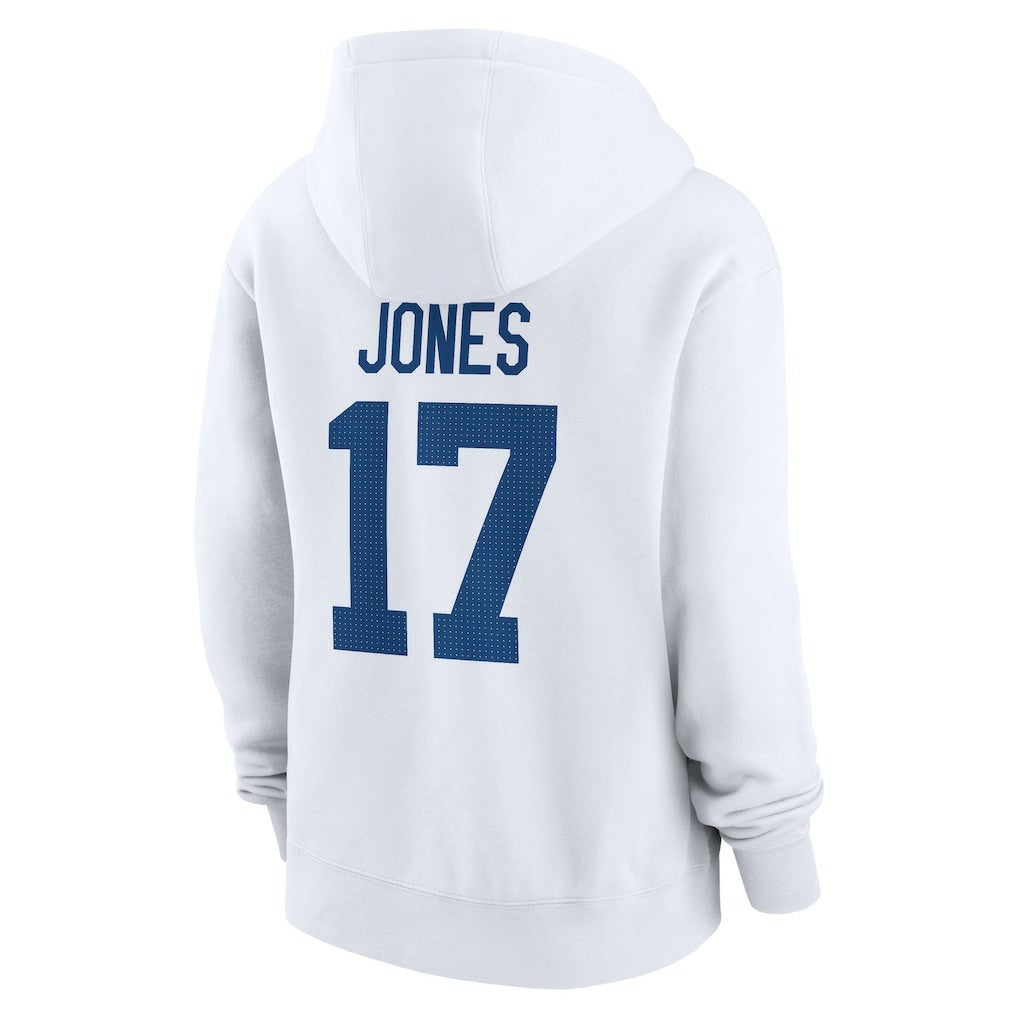 Daniel Jones  Women's Player Name & Number Fleece Hoodie - Indianapolis Colts