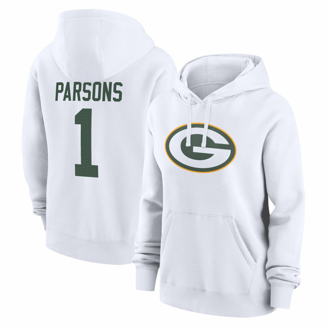 Micah Parsons  Women's Player Name & Number Fleece Hoodie - Green Bay Packers