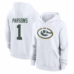 Micah Parsons  Women's Player Name & Number Fleece Hoodie - Green Bay Packers